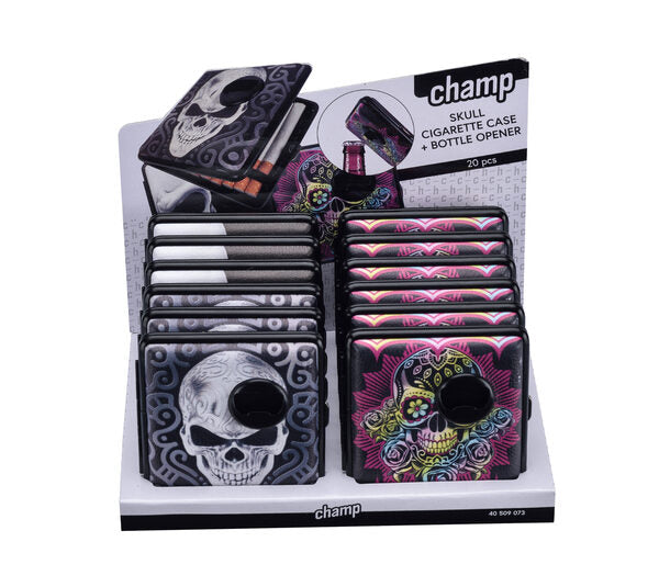 CHAMP SKULL PORTA SIG. CON APRI BOTTIGLIA 40509073