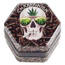 CHAMP HIGH GRNDER PLASTICA SKULL VARIE GRAFICHE 68MM 40506247