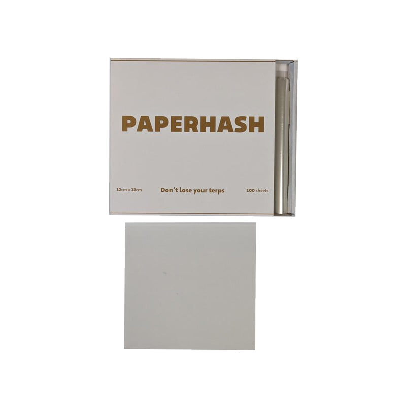 PAPERHASH - FOGLI ANTIADERENTI SILICONIZZATI PER ESTRATTI | SMALL 12*12 - 100 FOGLI